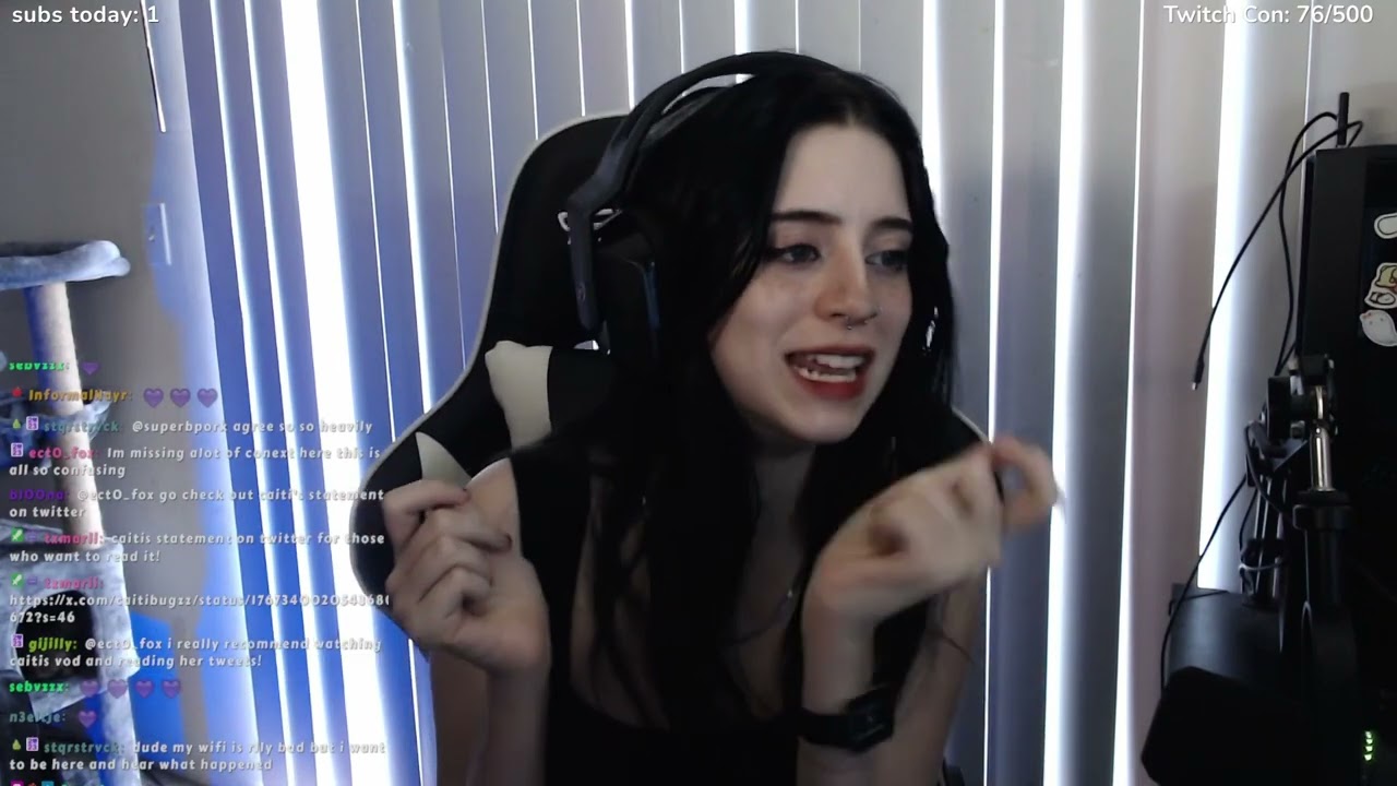 Ghostiefruit discusses GeorgeNotFound, Caitibugzz drama (VOD 3-12-24)