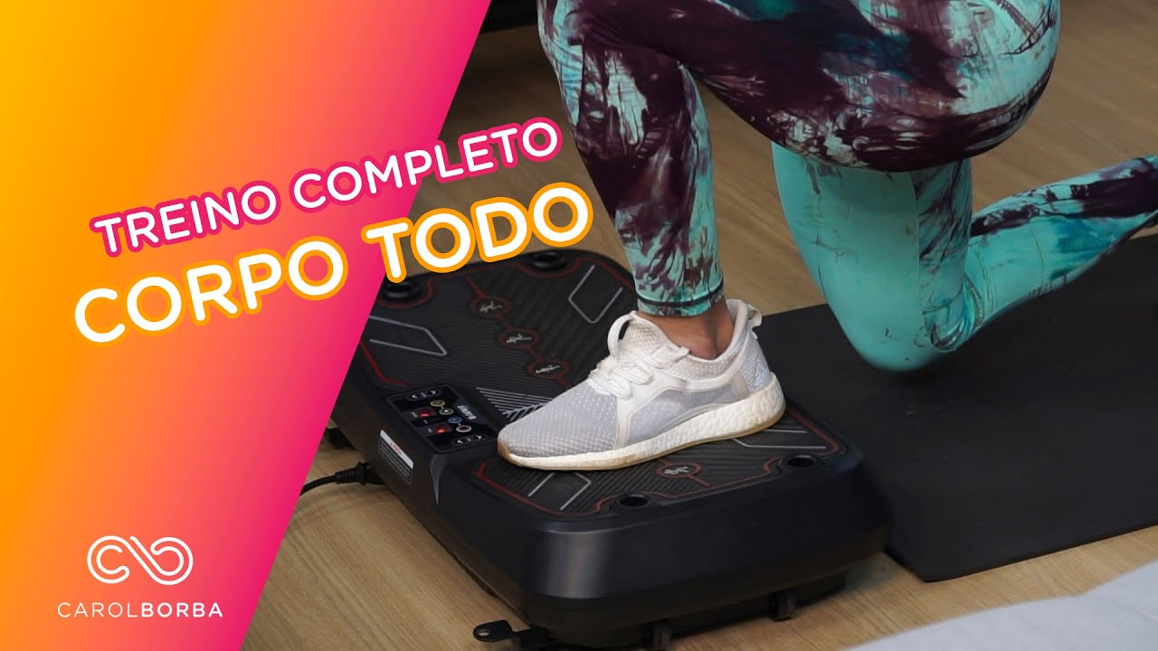 Treino para deixar pernas, bumbum e abdômen mega durinhos sem sair de casa  - Carol Borba