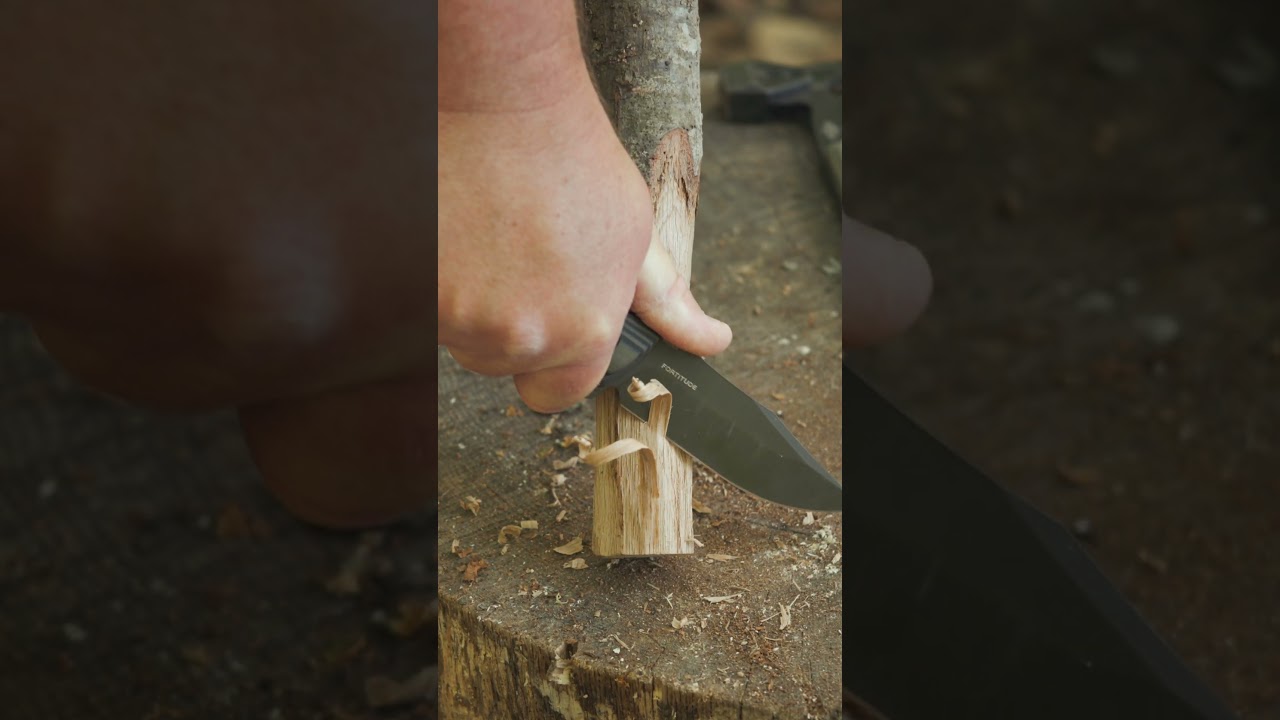 MUST KNOW Knife Technique! #survival #bushcraft