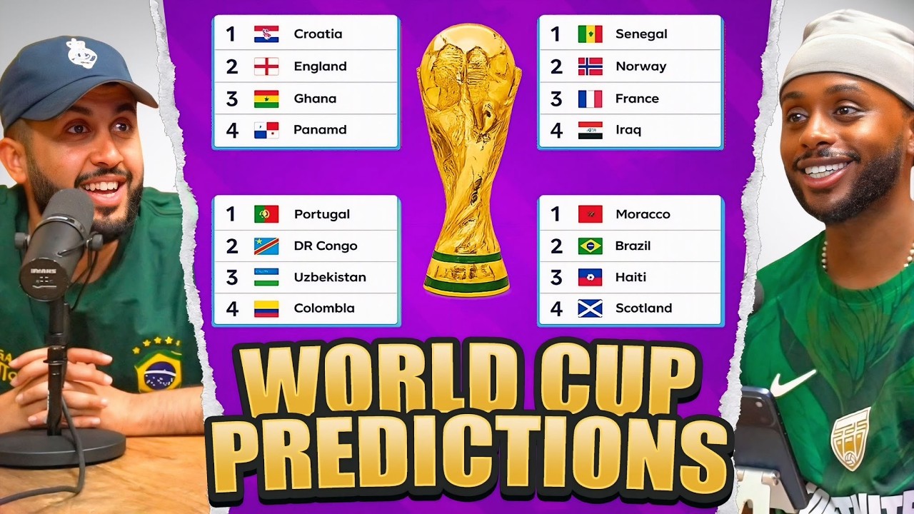 OUR OFFICIAL WORLD CUP 2026 GROUP STAGE PREDICTIONS!