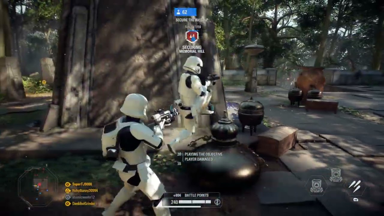 Star Wars Battlefront 2: Galactic Assault Gameplay.