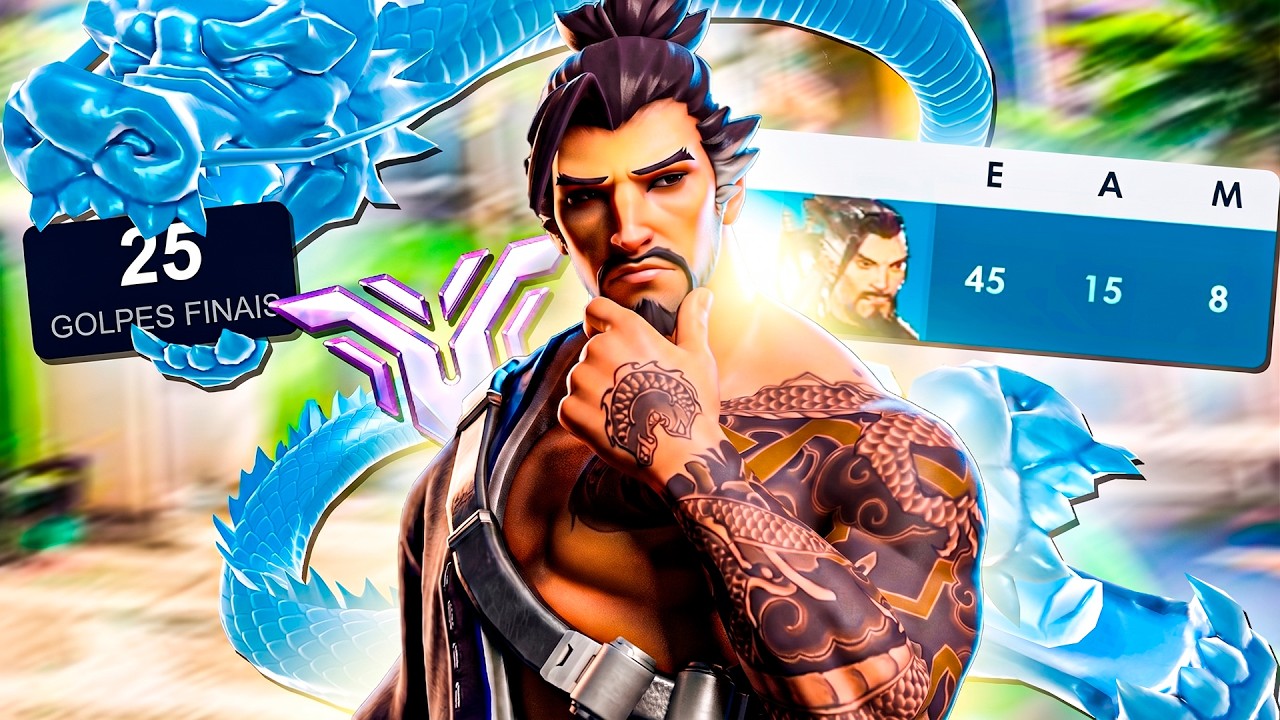 CARREGUEI a PARTIDA de HANZO! (Meta SUPREMO?!) | Overwatch