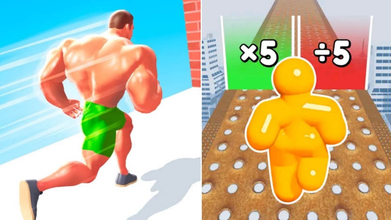 Muscle MAN & Tall Man Run  | All Levels ( Part - 64 ) | Walkthrough | Android Gameplay |