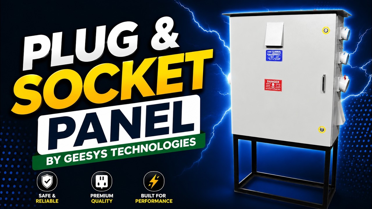 🔌 Industrial plug and socket Distribution Board - Industrial Plug and Socket Panel Boards