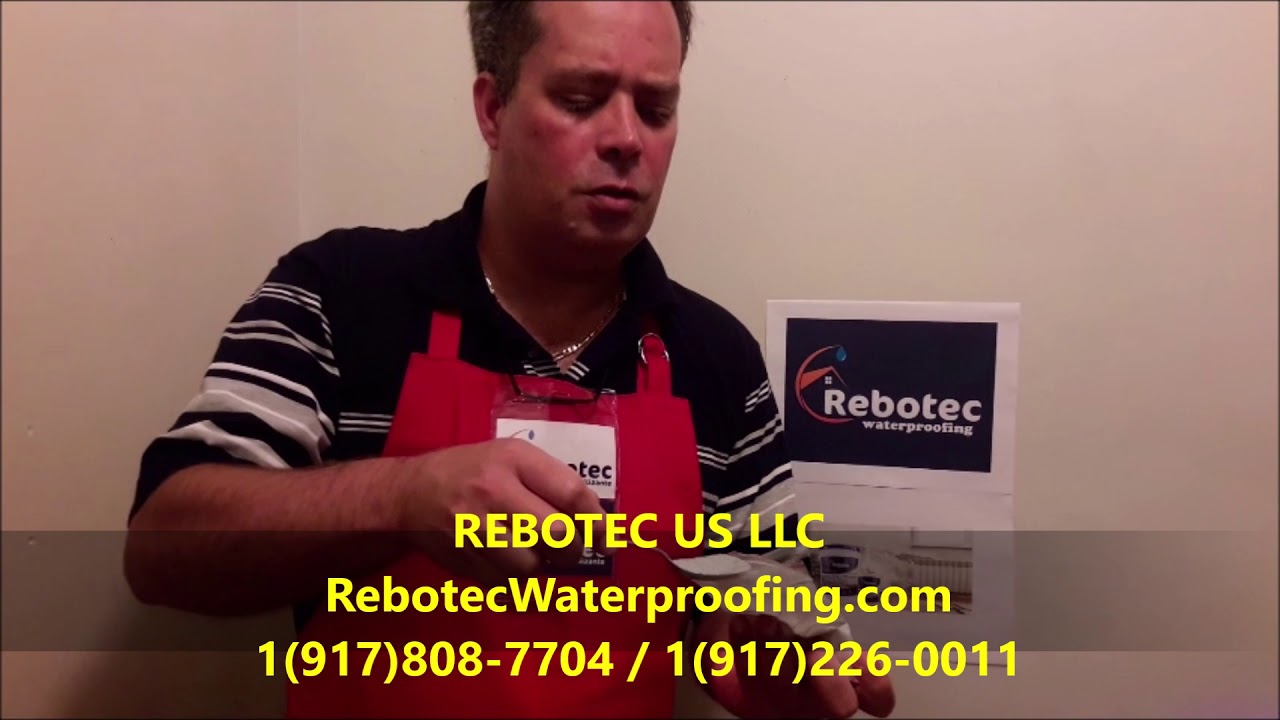Rebotec Admixture Waterproofing Demonstration