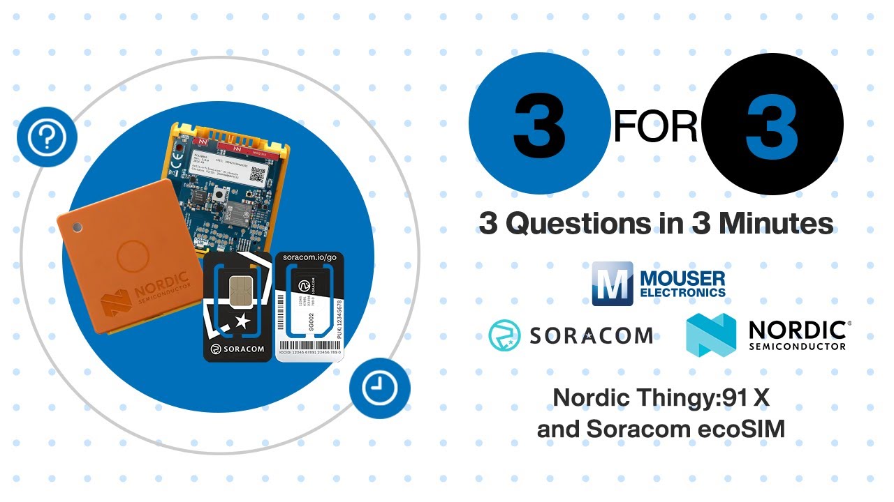 Карта Soracom Global IoT для нескольких операторов ecoSIM | Платформа для прототипирования Nordic...