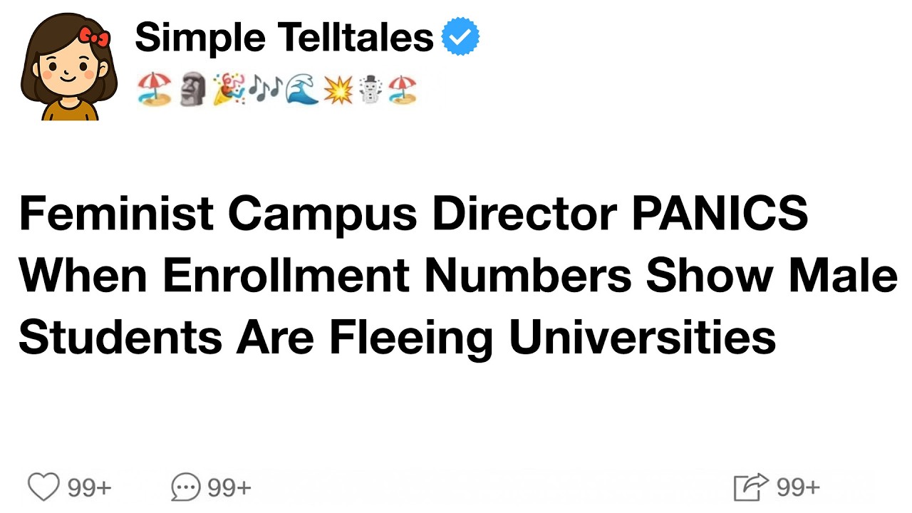 Feminist Campus Director PANICS When Enrollment Numbers Show Male Students Are Fleeing Universities