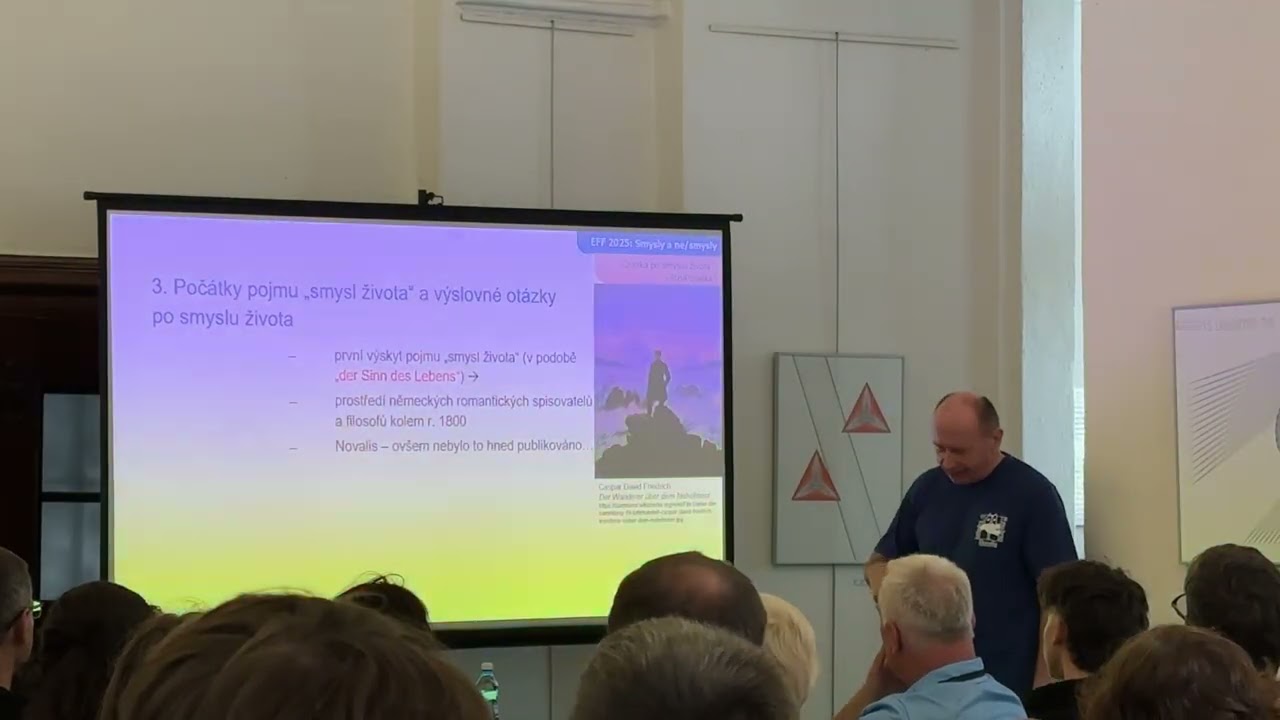 EFF 2025 - Josef Petrželka: Otázka po smyslu života - věčná otázka?