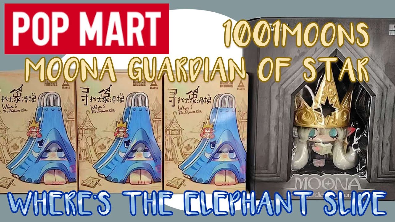 【POP MART】三角形のエルフHatti&Princess MOONA🧚‍♂️1001MOONS 新キャラクターを開封