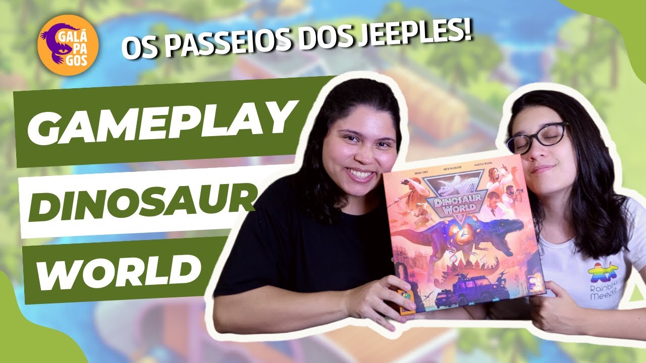 DINOSAUR WORLD - Gameplay | @asmodee_br