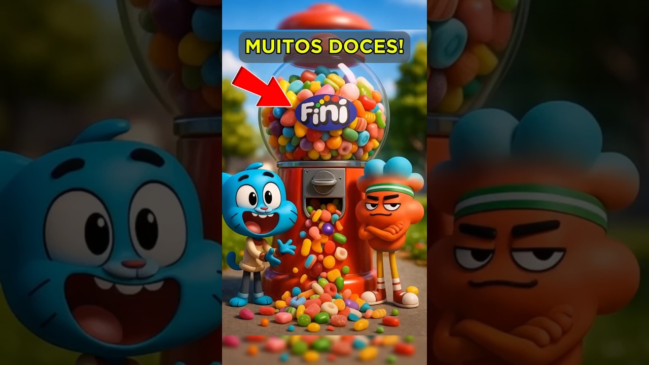 TOBIAS n&atilde;o quer dividir os doces com o GUMBALL!