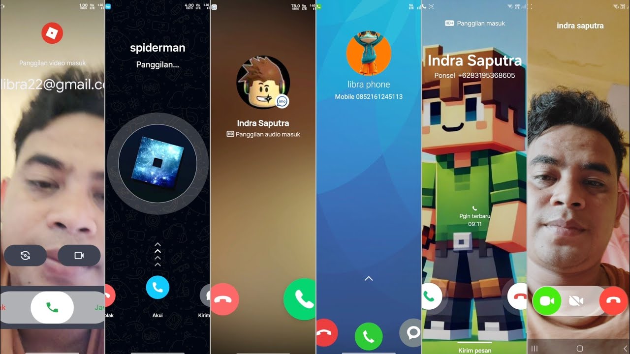 ВХОДЯЩИЙ ВЫЗОВ|| GOOGLE MEET/ BIP/ IMO/ MESSENGER/ XIAOMI 9A/ SAMSUNG S24 MINECRAFT/ JUSTALK