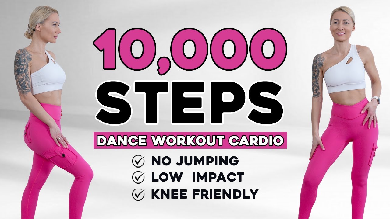 🔥10000 STEPS IN 60 MIN🔥 - Walking Cardio Dance Workout to Burn Fat🔥No Repeat No Jumping🔥