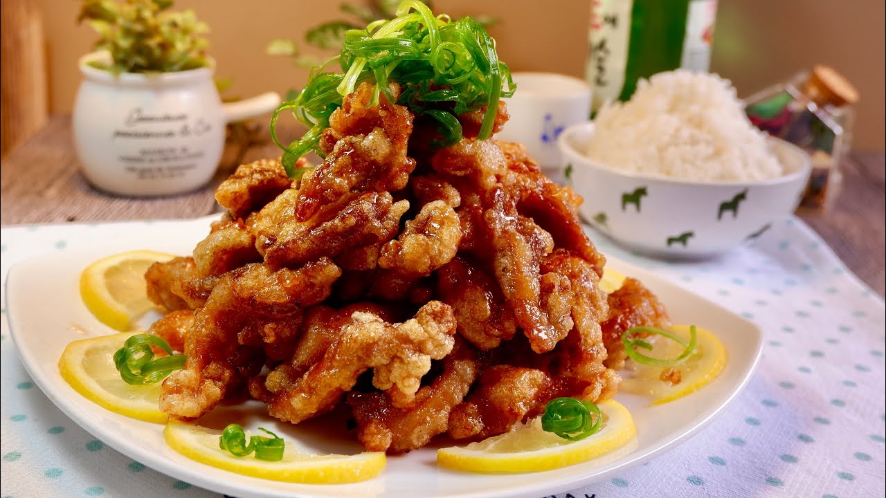 Хрустящая курица в кисло-сладком соусе по-корейски (탕수육 Tangsuyuk) | Китайский рецепт хрустящей с...