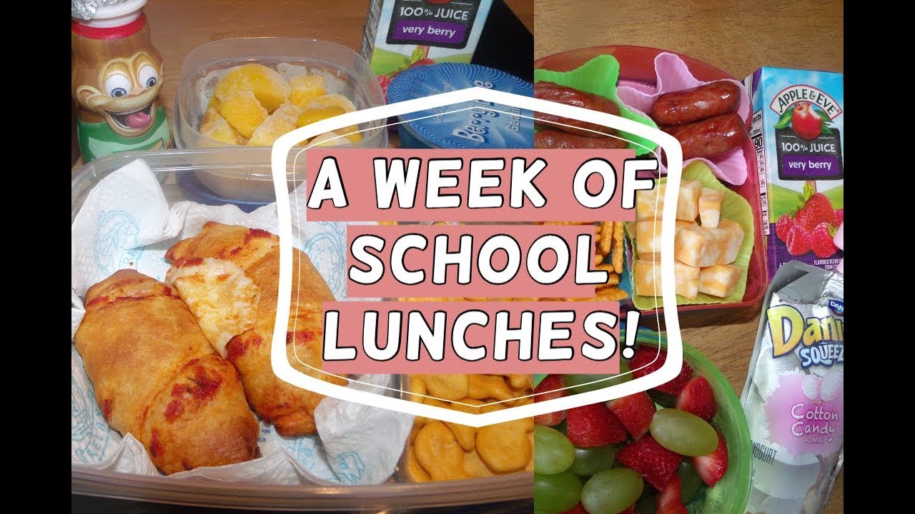2018 School lunch ideas for kids! | What he Ate | Week 3