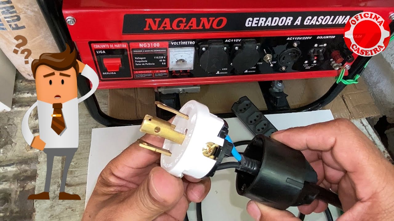 TOMADA INDUSTRIAL GERADOR DE ENERGIA.