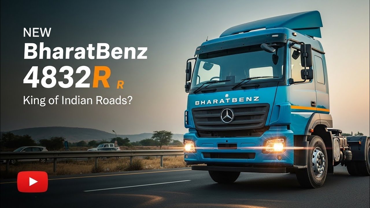 ОБЗОР BHARAT BENZ 4832 BS6 НА ХИНДИ С ПОЛНЫМИ ХАРАКТЕРИСТИКАМИ