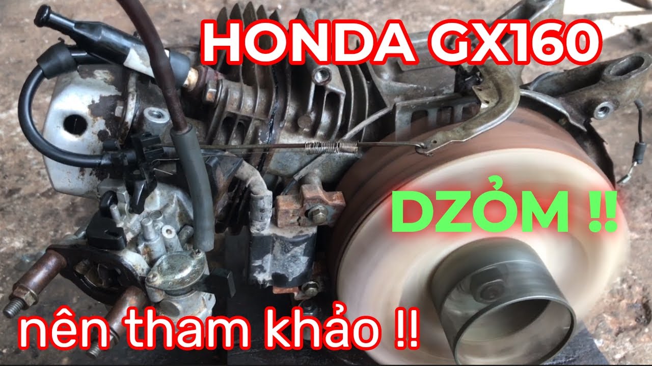 Xử Lý Máy Honda Gx160 ( HÀNG DZỎM ) , Hỏng Nhiều Bộ Phận Quan Trọng - Nên Tham Khảo | sửa máy xăng |