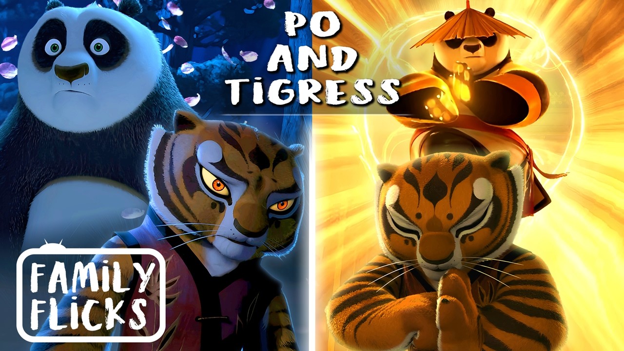 Best of Po & Tigress's Friendship Journey | Kung Fu Panda 1-3 | Family Flicks