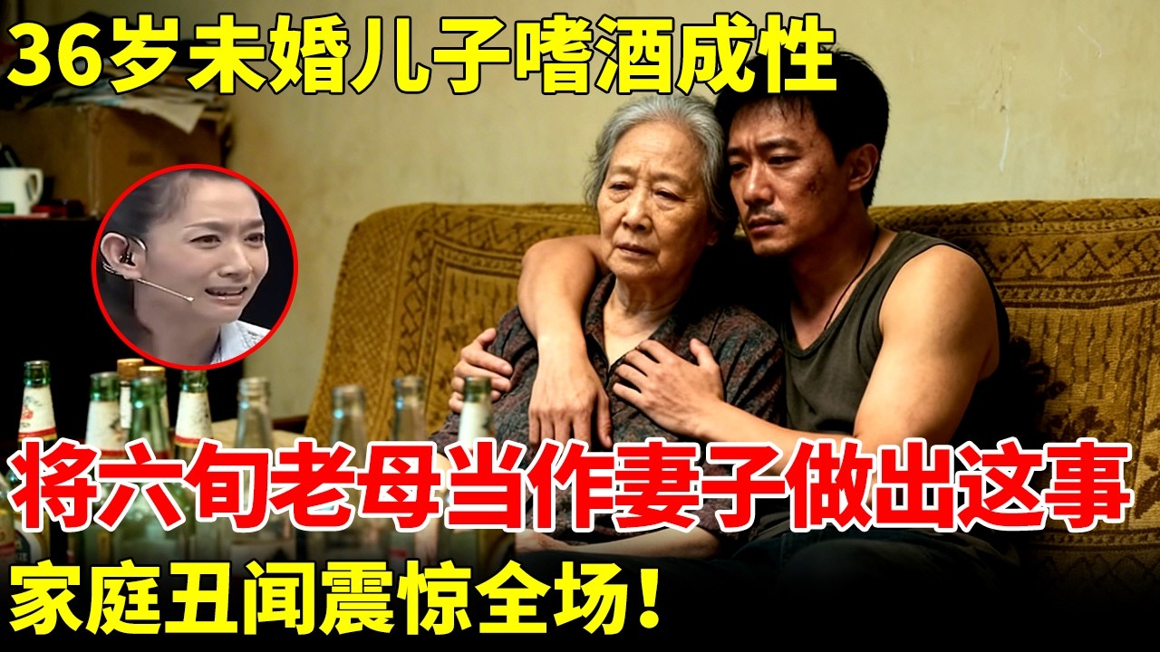 36岁未婚儿子嗜酒成性，竟将六旬老母亲当作妻子做出这事，家庭丑闻震惊全场！【王芳王为念访谈】