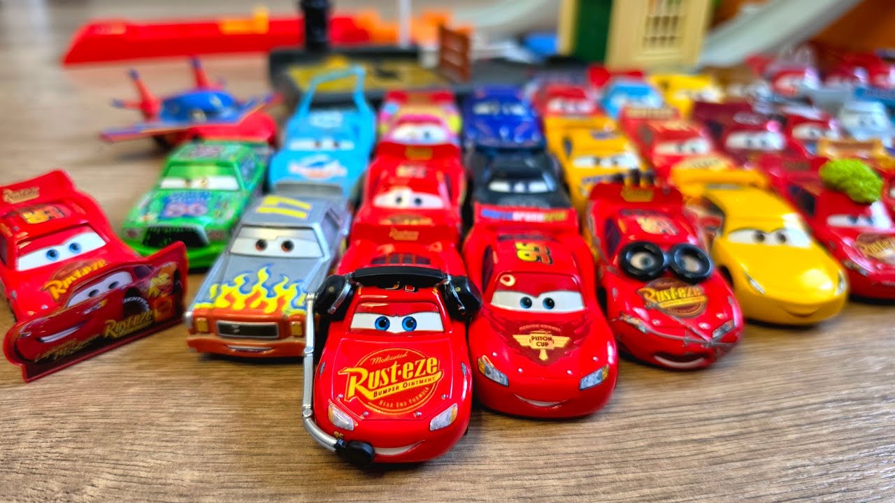 Тест-драйв трека Disney Pixar Cars | Молния Маккуин и друзья