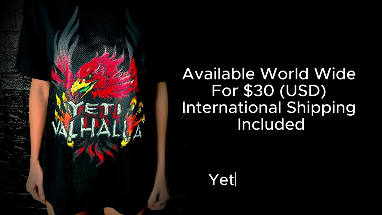 Official Yeti Valhalla Shirt 30 USD (including shipping )