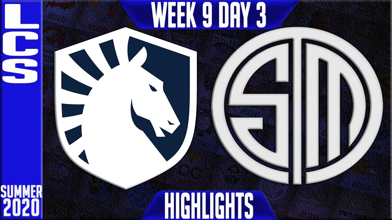 TL vs TSM Highlights | LCS Summer 2020 W9D3 | Team Liquid vs Team Solomid