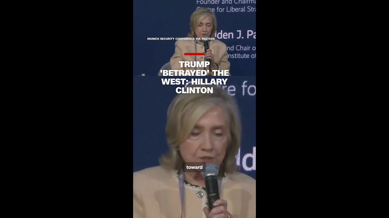 Trump &lsquo;betrayed&rsquo; the West: Hillary Clinton