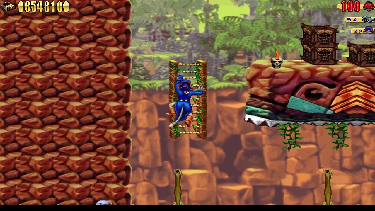The Cliffs Captain Claw (1997) Walkthrough