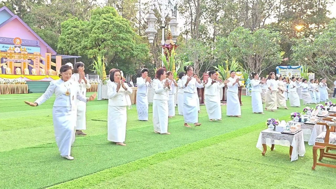 เปลวไฟที่ปลายเทียน #ชมรมนาฏศิลป์มหาวิทยาลัยวัยที่สามนครเชียงราย
