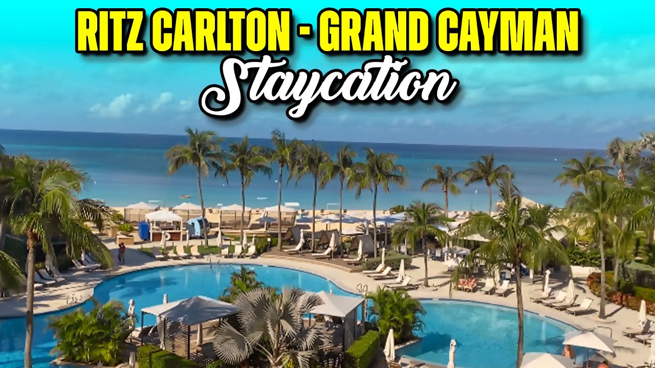 Staycation at Ritz Carlton Grand Cayman | Work Xmas Party 2020 | KadieKatharina