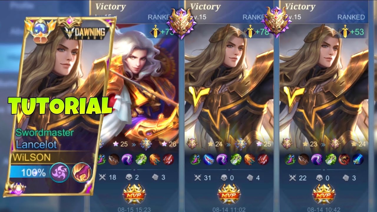 HOW TO : LANCELOT | FULL GAMEPLAY TUTORIAL!! | BEST TIPS & TRICKS 2023 + (PERFECT BUILD & ROTATION)