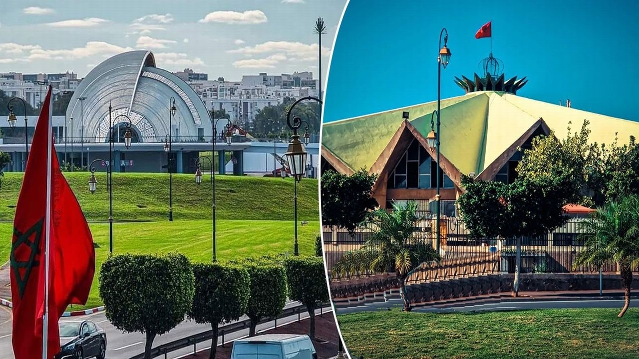 RABAT مسارية رباطية بين منظر المدخل الجنوبي للعاصمة ومدار المحطة الكبرى ورعة شوارع أحياء الرباط