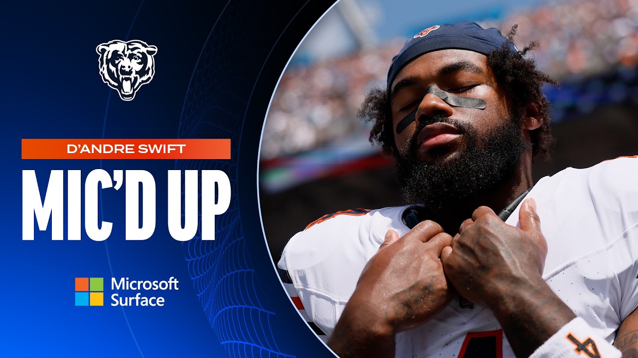 D'Andre Swift | Mic'd Up | Chicago Bears