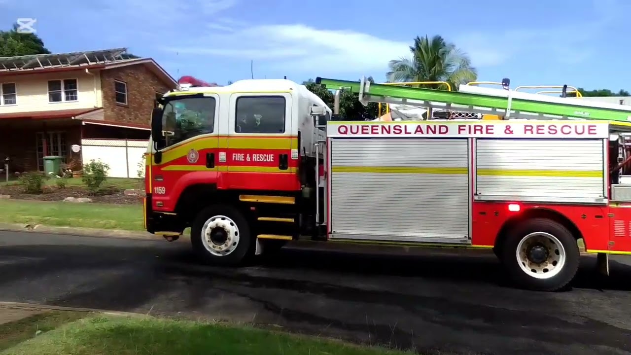 Emergency vehicles on scene of car fire