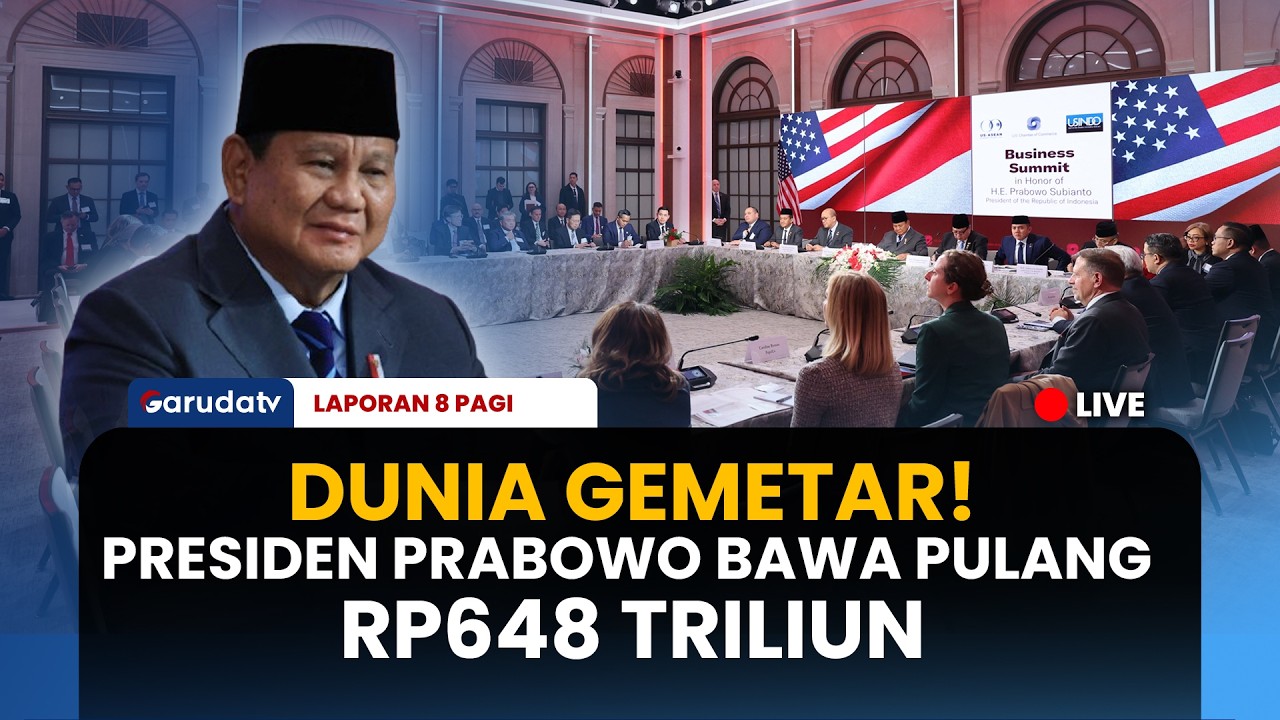 Gebrakan Presiden Prabowo di AS! Borong Investasi Rp648,8T: 