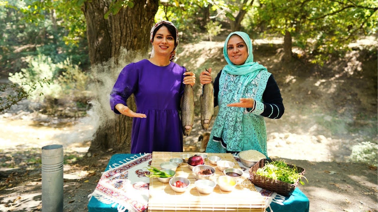 Traditional Fish Roe Stew and Smoked Rice Recipe for a Perfect Dinner /خورشت قلیه  ماهی با برنج دودی