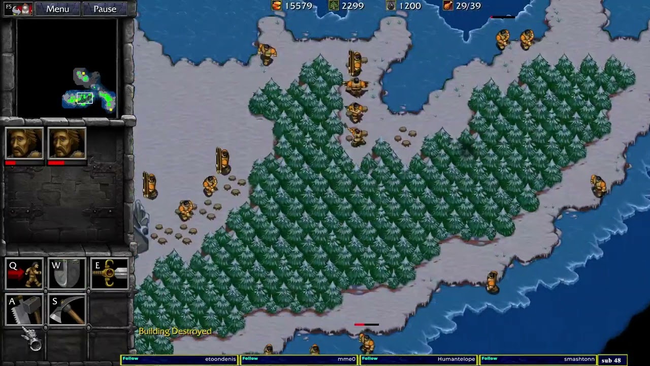 Warcraft 2 Remastered Skull Isle FFA