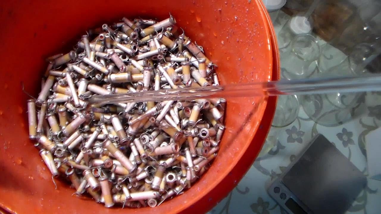 Серебро из трубчатых конденсаторов без обжига.