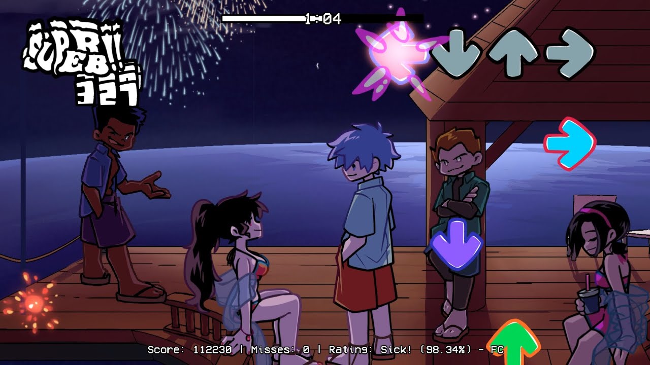 FNF: FoodBattle V2 - BEACHSIDE (by SpeedZ) [FC]