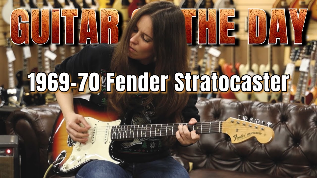 Fender Stratocaster Sunburst 1969-70 годов | Гитара дня - Анджела Петрилли