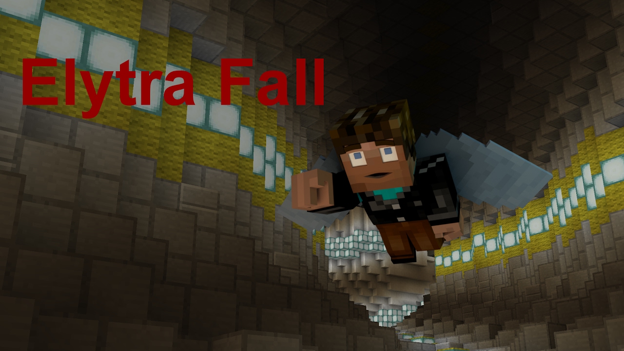 Minecraft Elytra Course: Elytra Fall