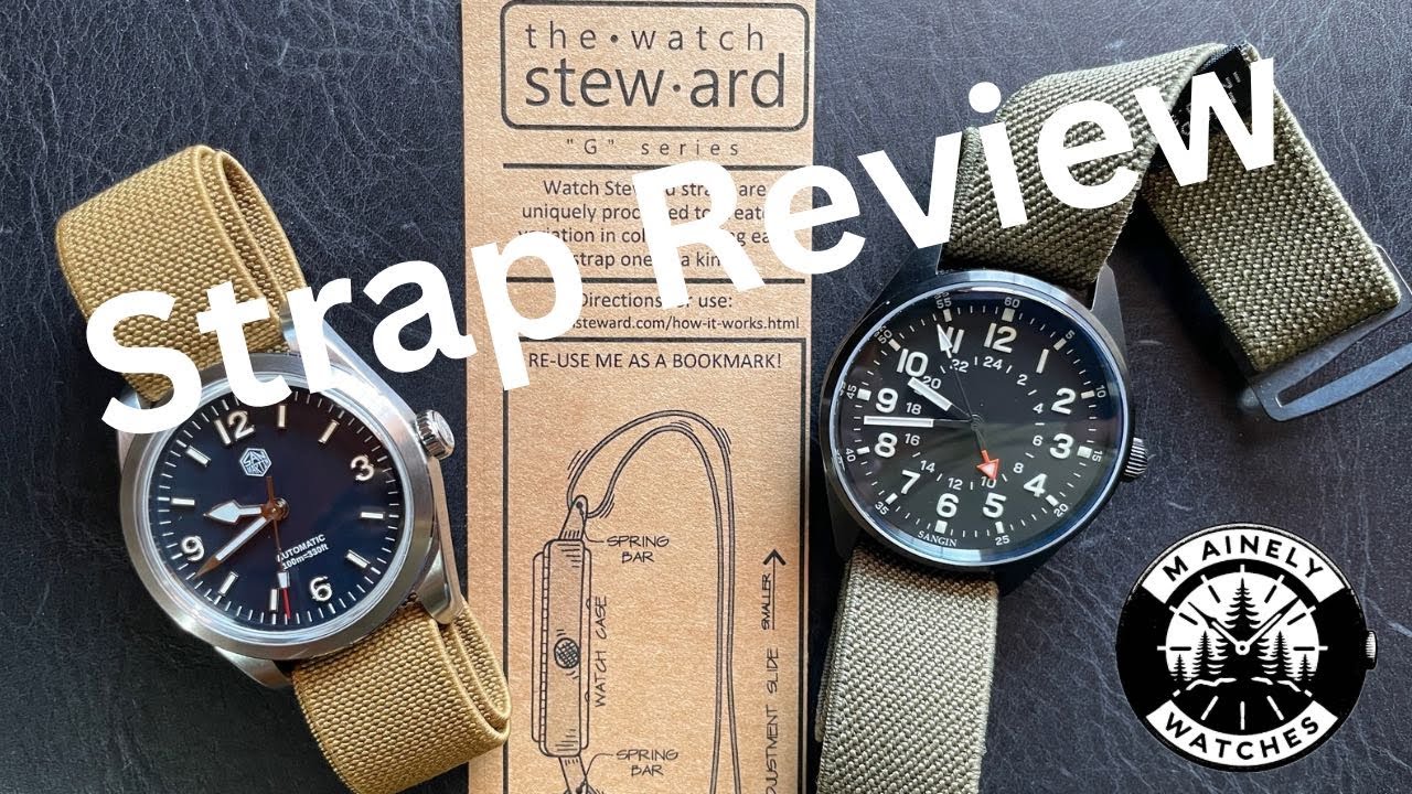 THE WATCH STEWARD G-SERIES ELASTIC STRAP [Review] - Possibly the best value watch strap you can buy!