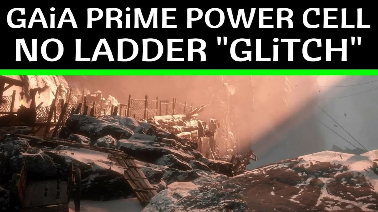 Gaia Prime Power Cell NO LADDER Glitch Slo Mo Jump Guide Gameplay Horizon Zero Dawn Location PS4 PC