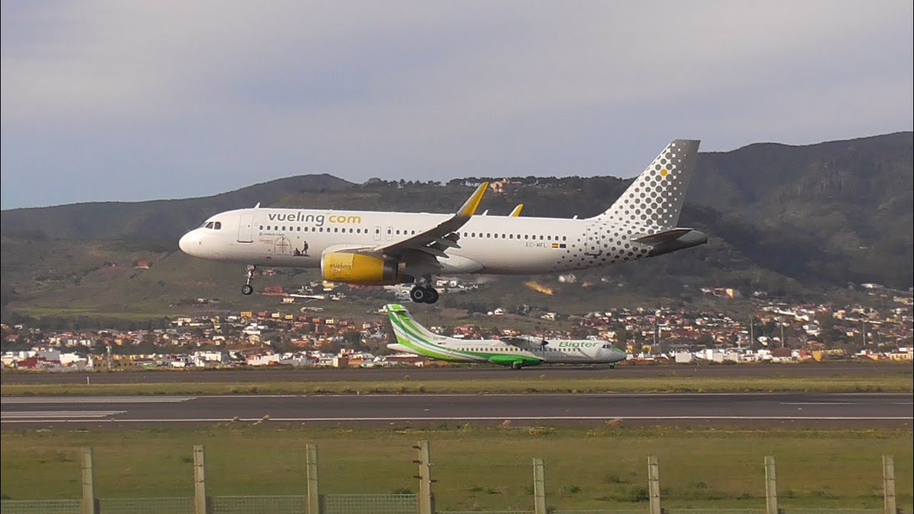 Aviones en el Aeropuerto Tenerife Norte