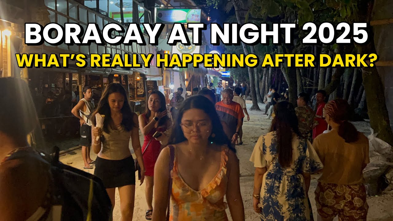 BORACAY Philippines | October 14 2025 | What&rsquo;s Really Happening At Night? | Nightlife Walk Tour