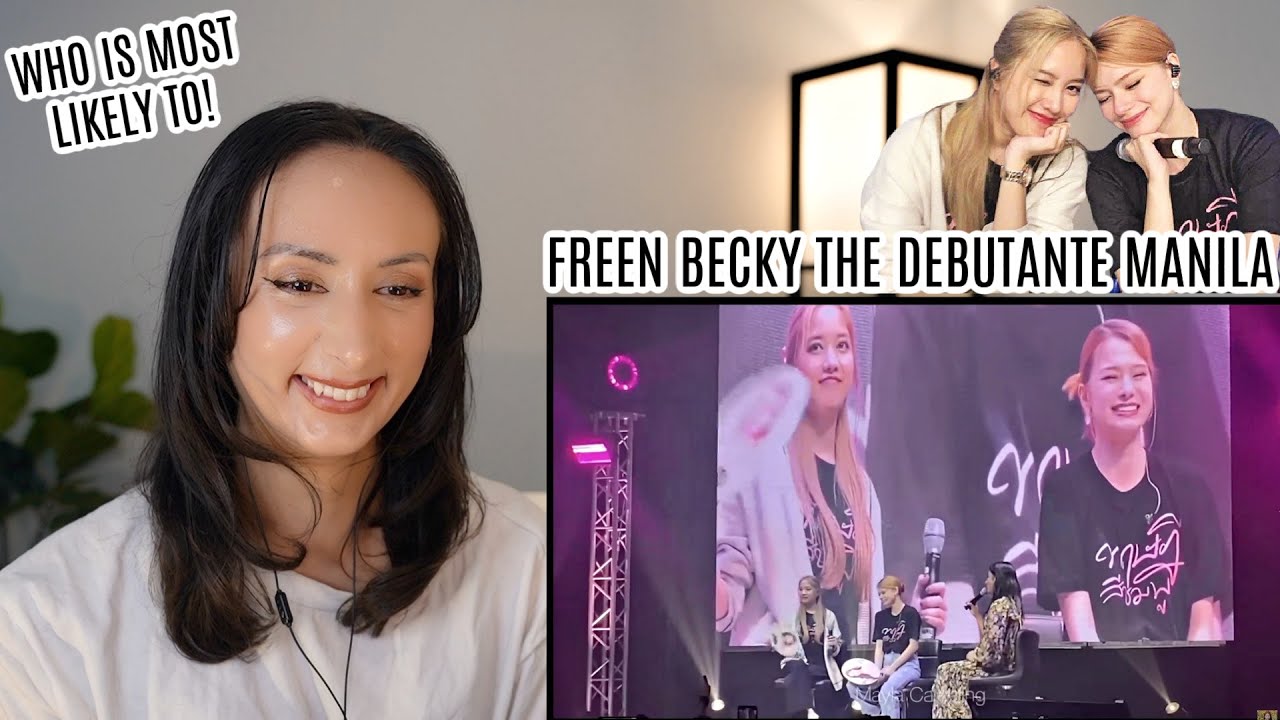 FreenBecky Who's More Likely to with Freen and Becky | The Debutante MNL REACTION (ENG SUB)