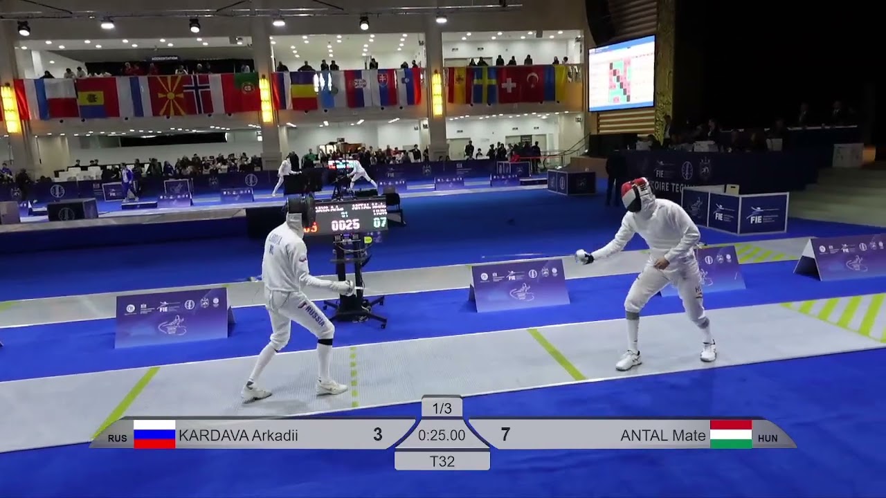 2026 350 T32 05 M E Individual Tbilisi GEO Yellow ANTAL HUN vs KARDAVA RUS