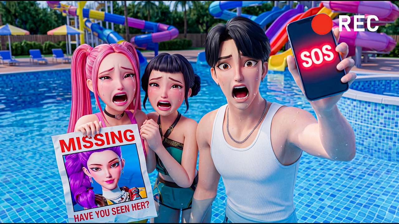 RUMI IS MISSING! WHAT HAPPENED AT THE WATER PARK? 😱 KPop Demon Hunter Mystery! 🔎