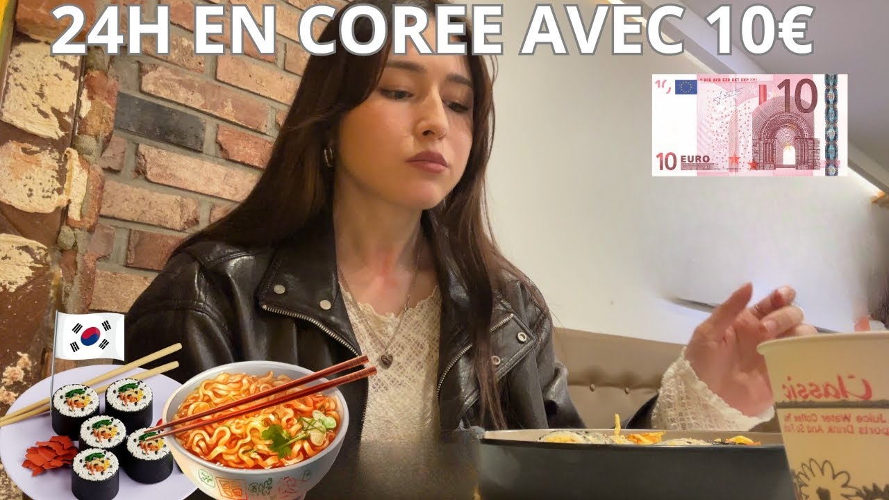 j'essaye de survivre 24H avec 10€ en Corée du Sud (vlog)
